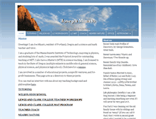 Tablet Screenshot of josephminato.com
